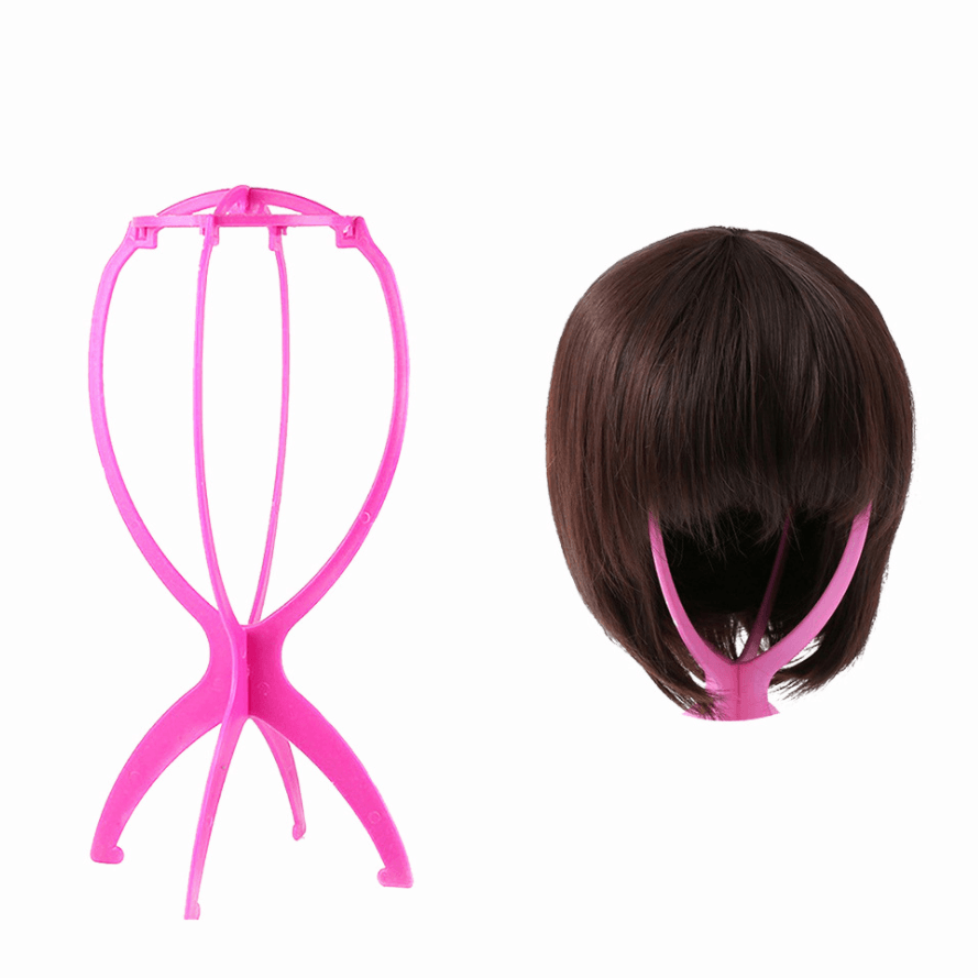 Collapsible wig stand Portable 14.2