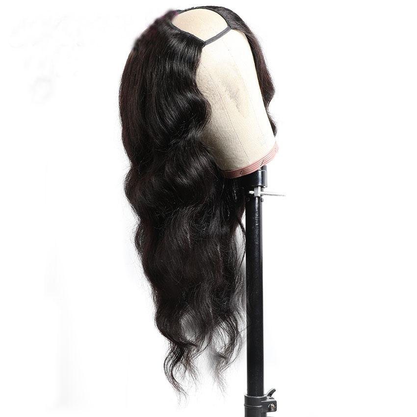 Lace front u 2024 part human hair wigs