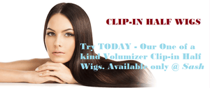 Clip-in Half Wig | SashBeauty