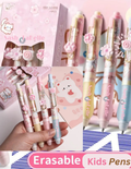Erasable Kids Pens + Free pen grip+  refill