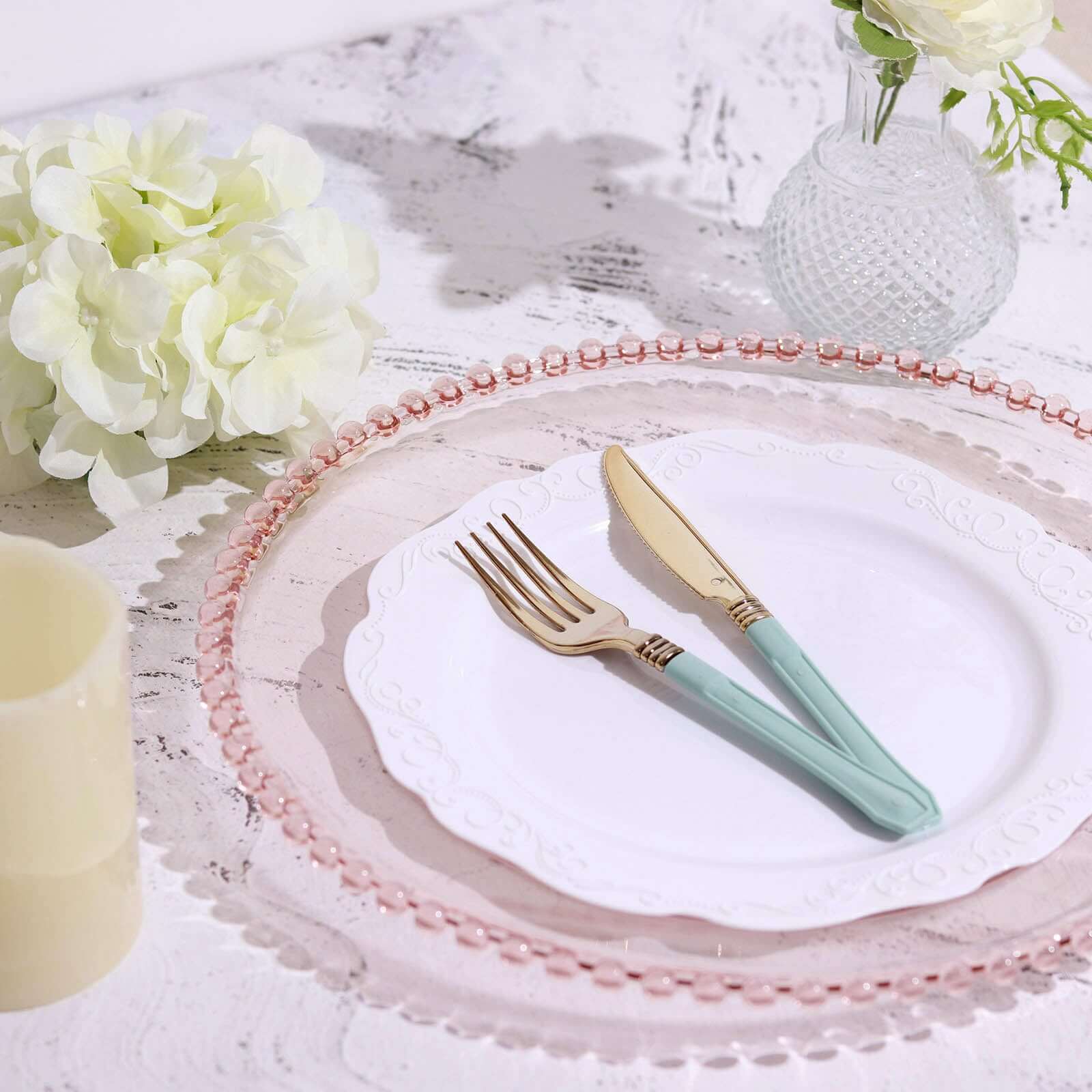 Gender Reveal Party - Table set charger Plates collection