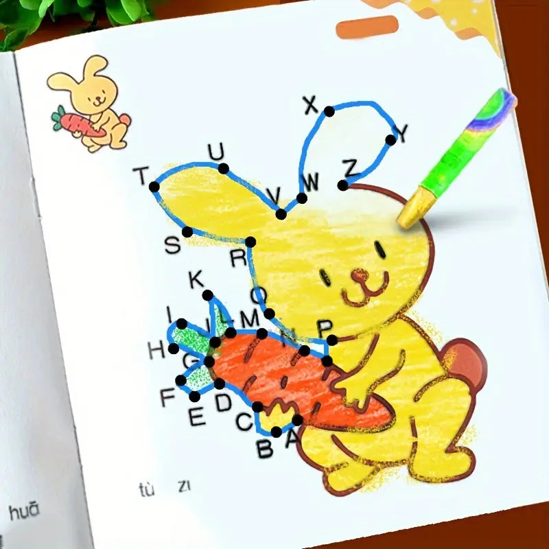 3-6 Year Old Numbers + Drawing Workbook + free Colored Pencil Crayons