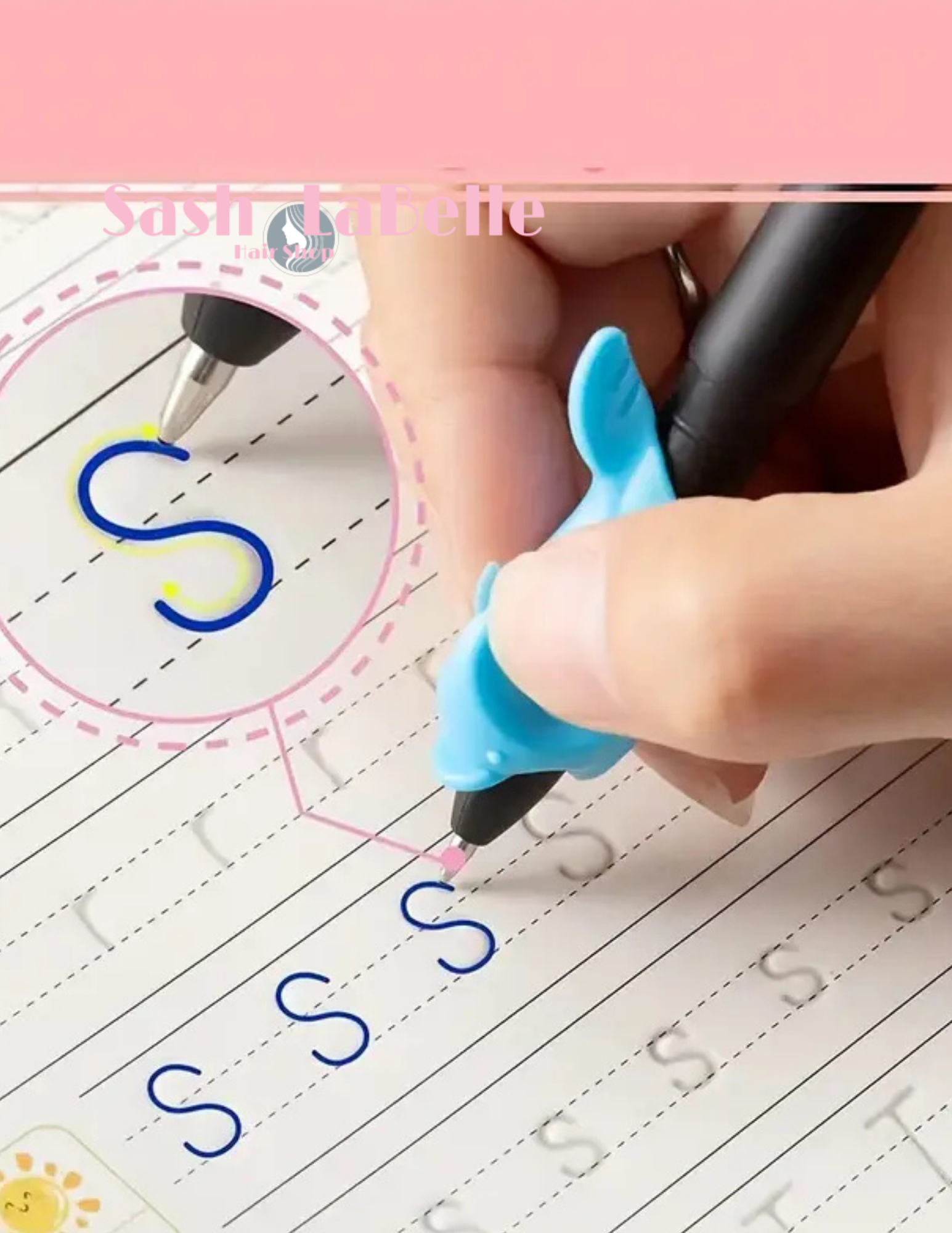3-6 Year Old Grooved Writing Workbook - One Book REPEATED Use