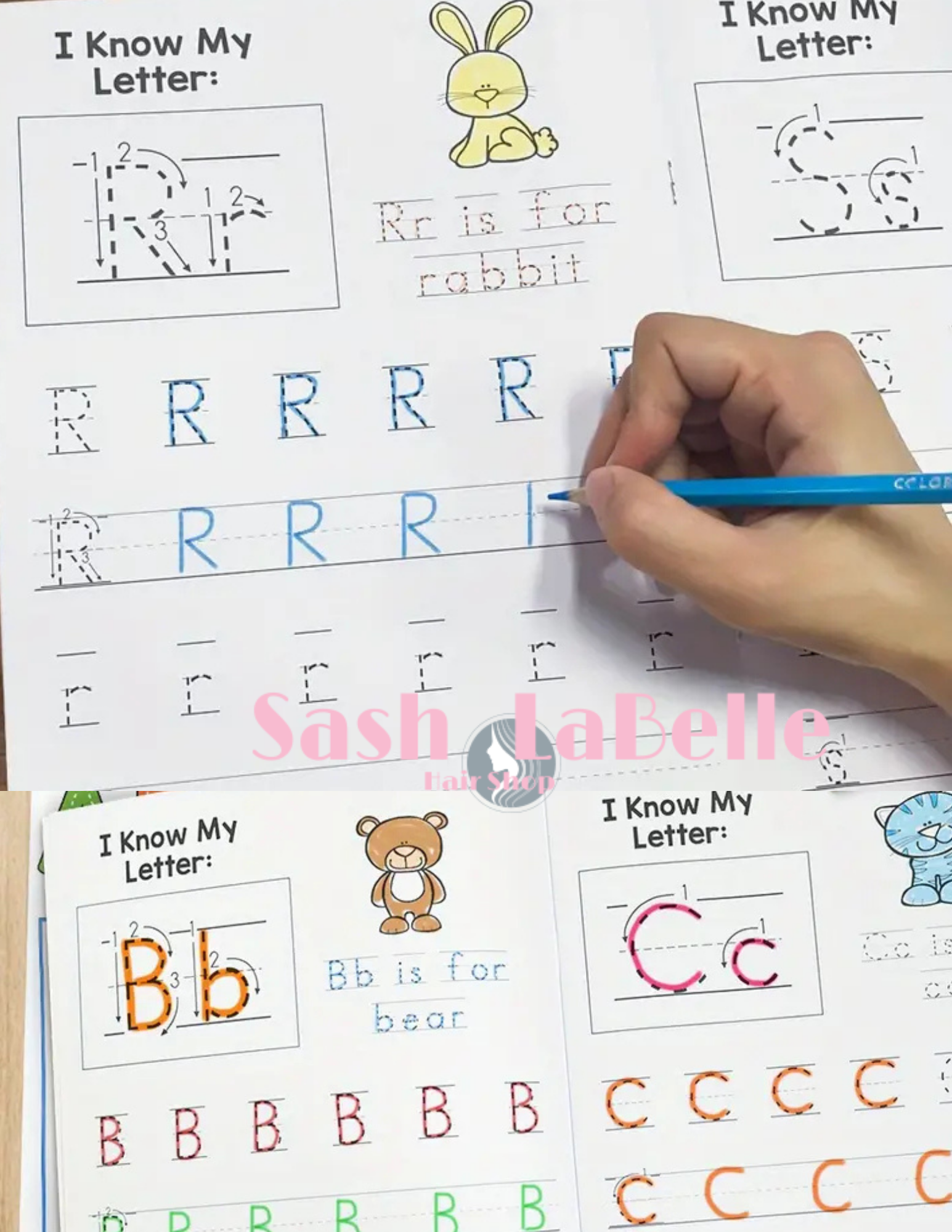 3-6 Year Old Writing activity