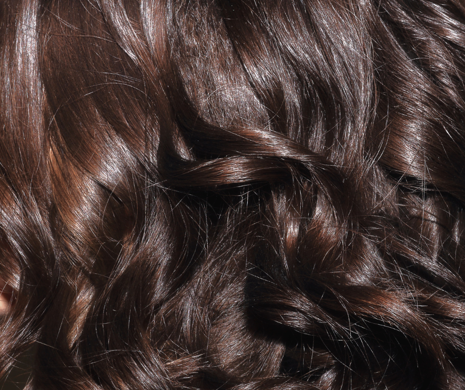 100% Remy Human Hair Halo Extensions - Dark Brown Highlights