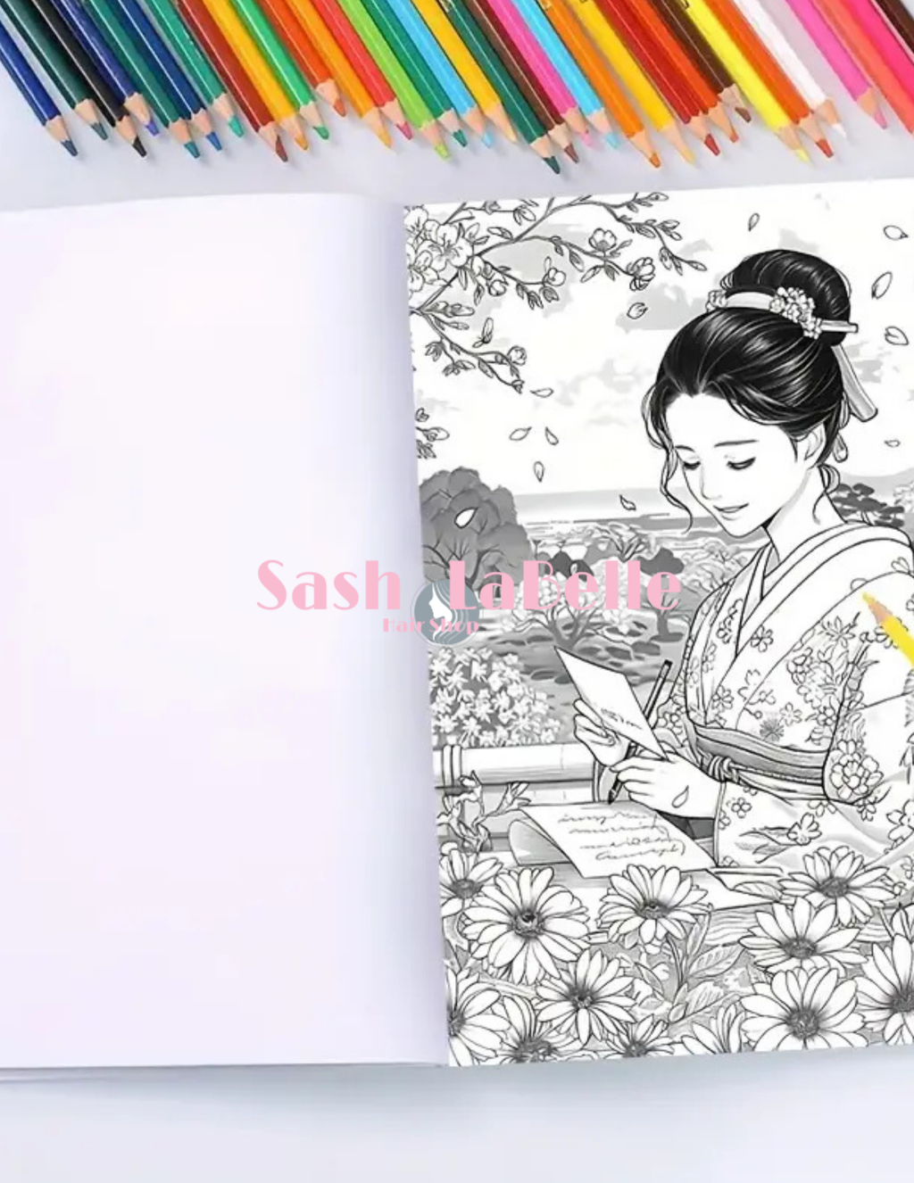 Ethnic Coloring Books + free Multi-Colored Pencil Crayons