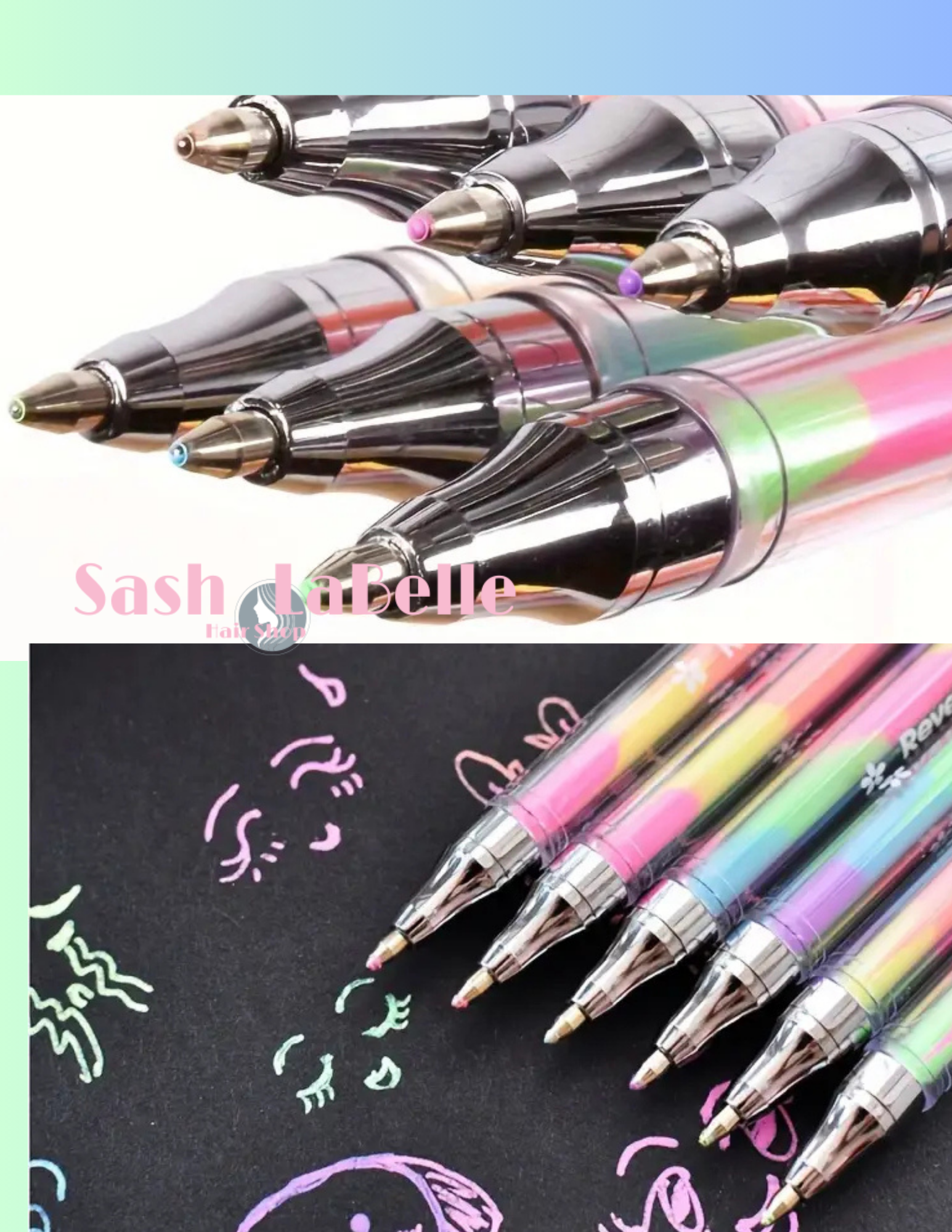 Black sketchbook +Stencils + free Colored Pencil Crayons