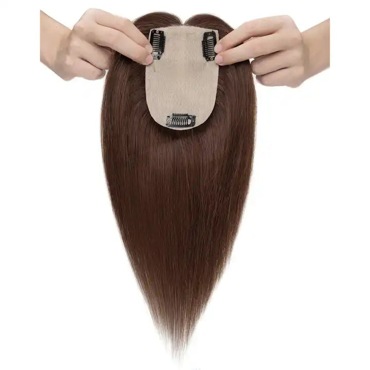 Silk-Base Topper 100% Remy Human Hair Lace base topper
