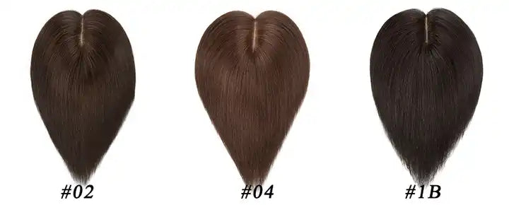 Silk-Base Topper 100% Remy Human Hair Lace base topper