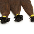Brunet Brown Fusion Hair Extensions 100% Remy Human Hair fusion Extensions - Utips/Flat tips Hair Canadare Bonded