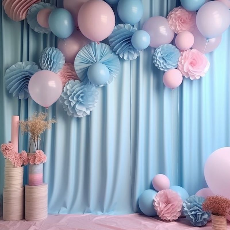 Gender Reveal Party - Table set charger Plates collection