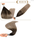Ombre-Balayage Highlight Fusion Hair Extensions 100% Remy Human Hair fusion Extensions - Utips/Flat tips Hair Canada