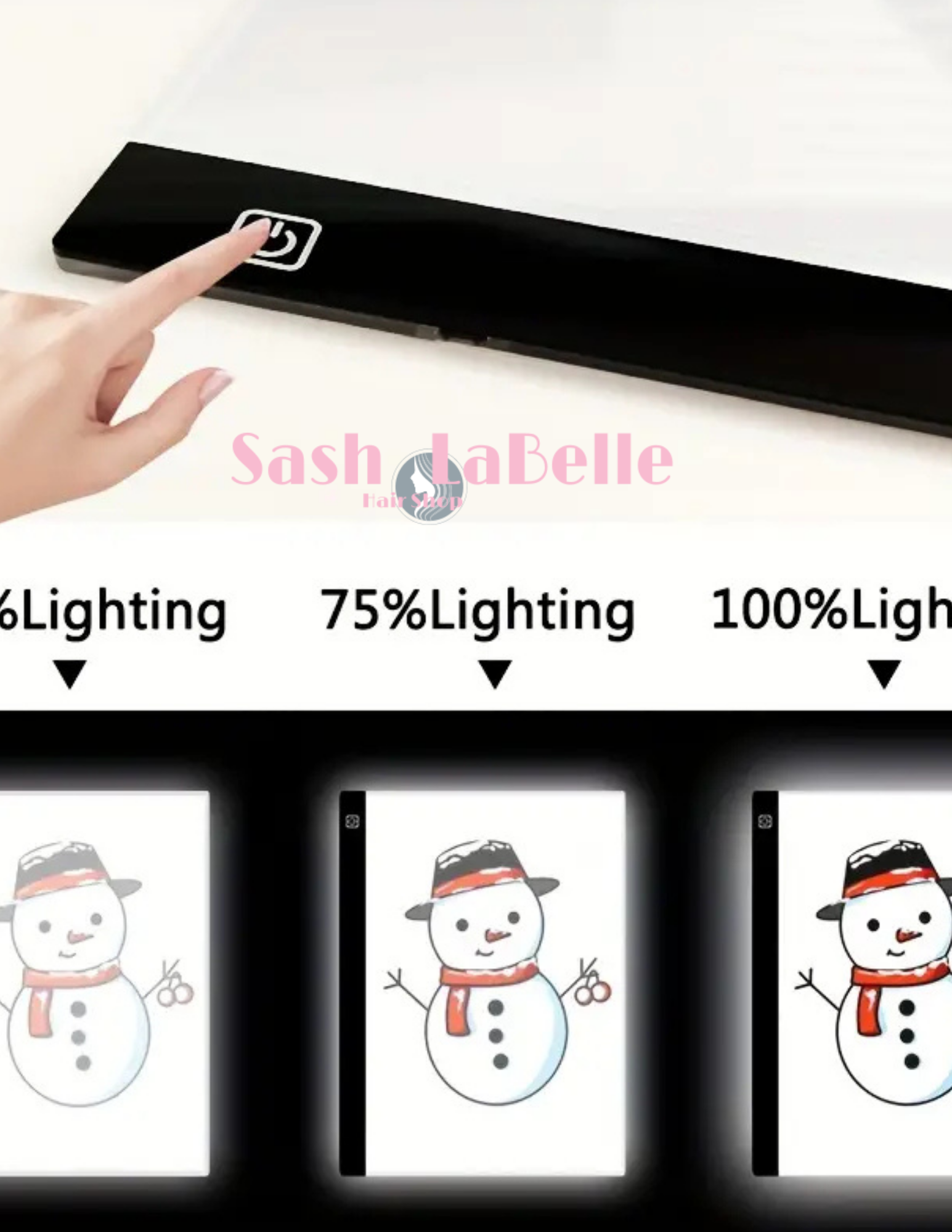 LED Trace and Draw Board + free Multi-Colored Pencil Crayons
