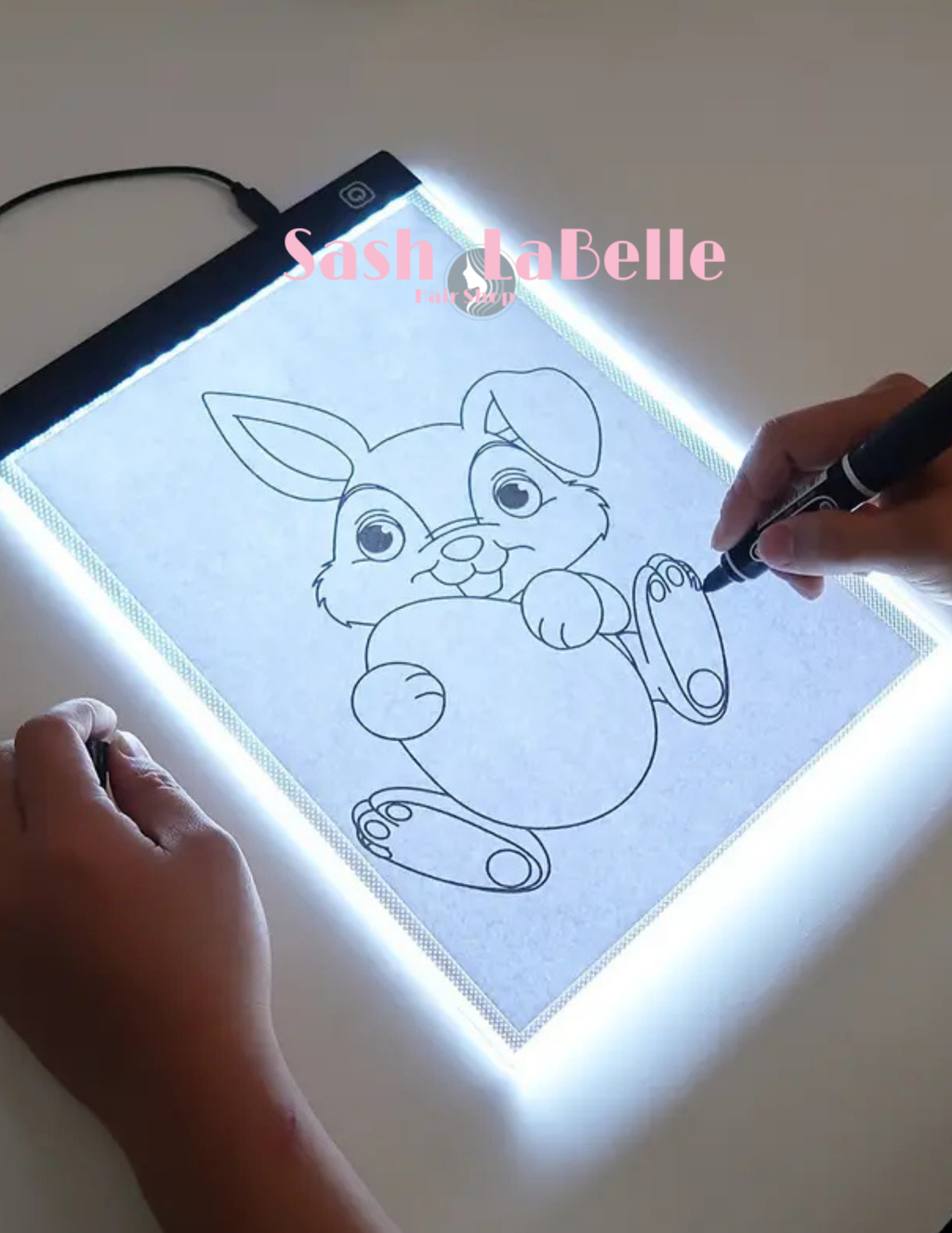 LED Trace and Draw Board + free Multi-Colored Pencil Crayons