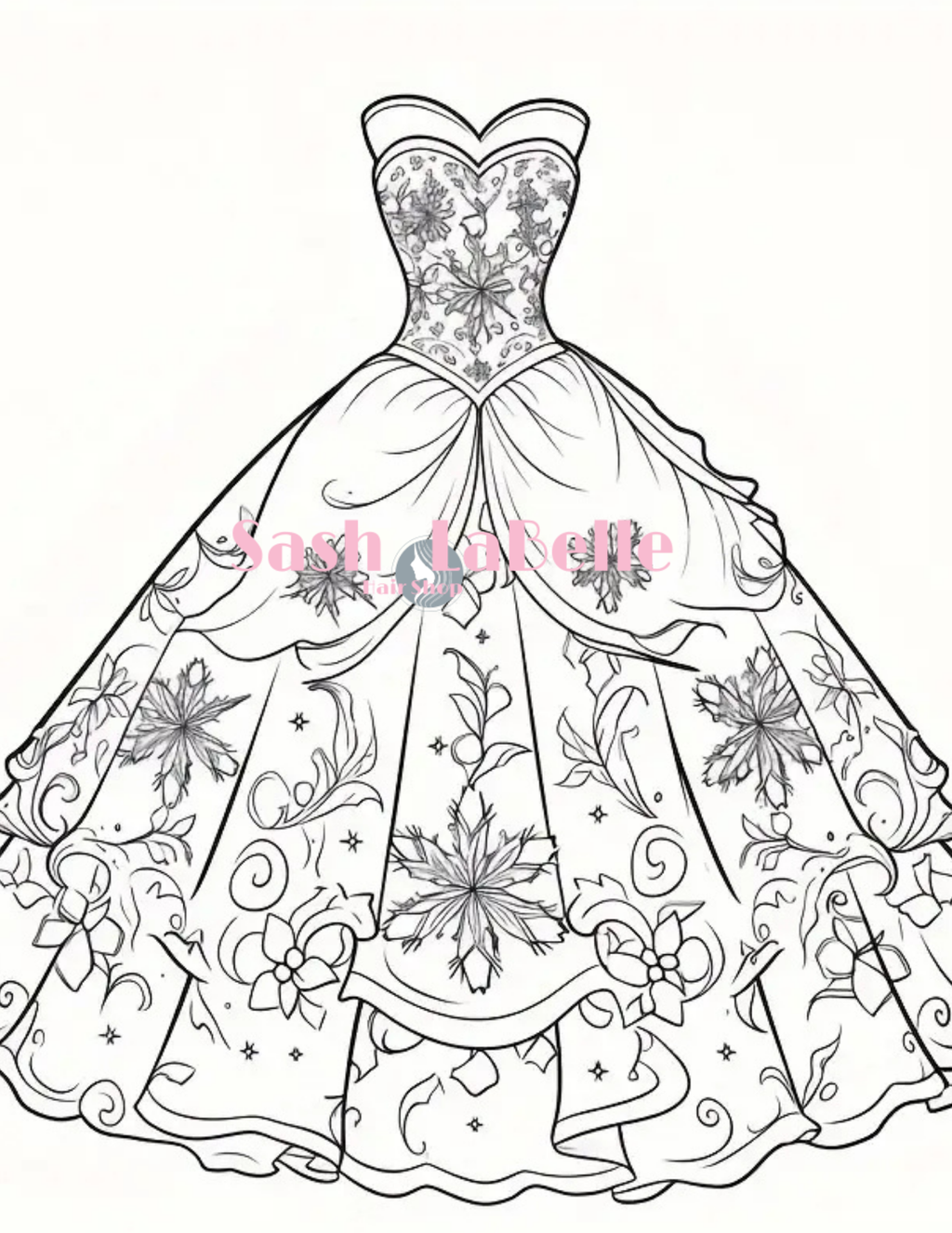 Dress Fashion Styles coloring Books + free Multi-Colored Pencil Crayons