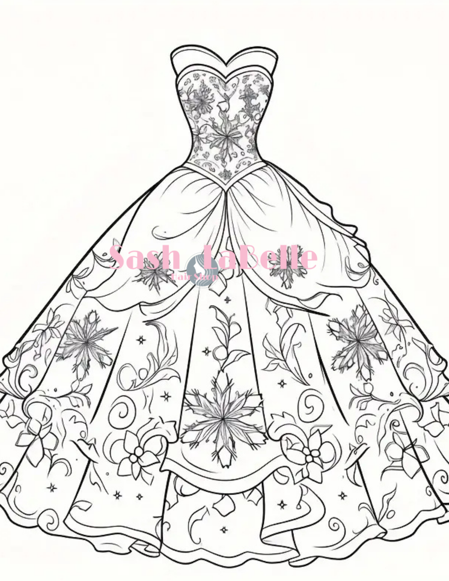 Dress Fashion Styles coloring Books + free Multi-Colored Pencil Crayons