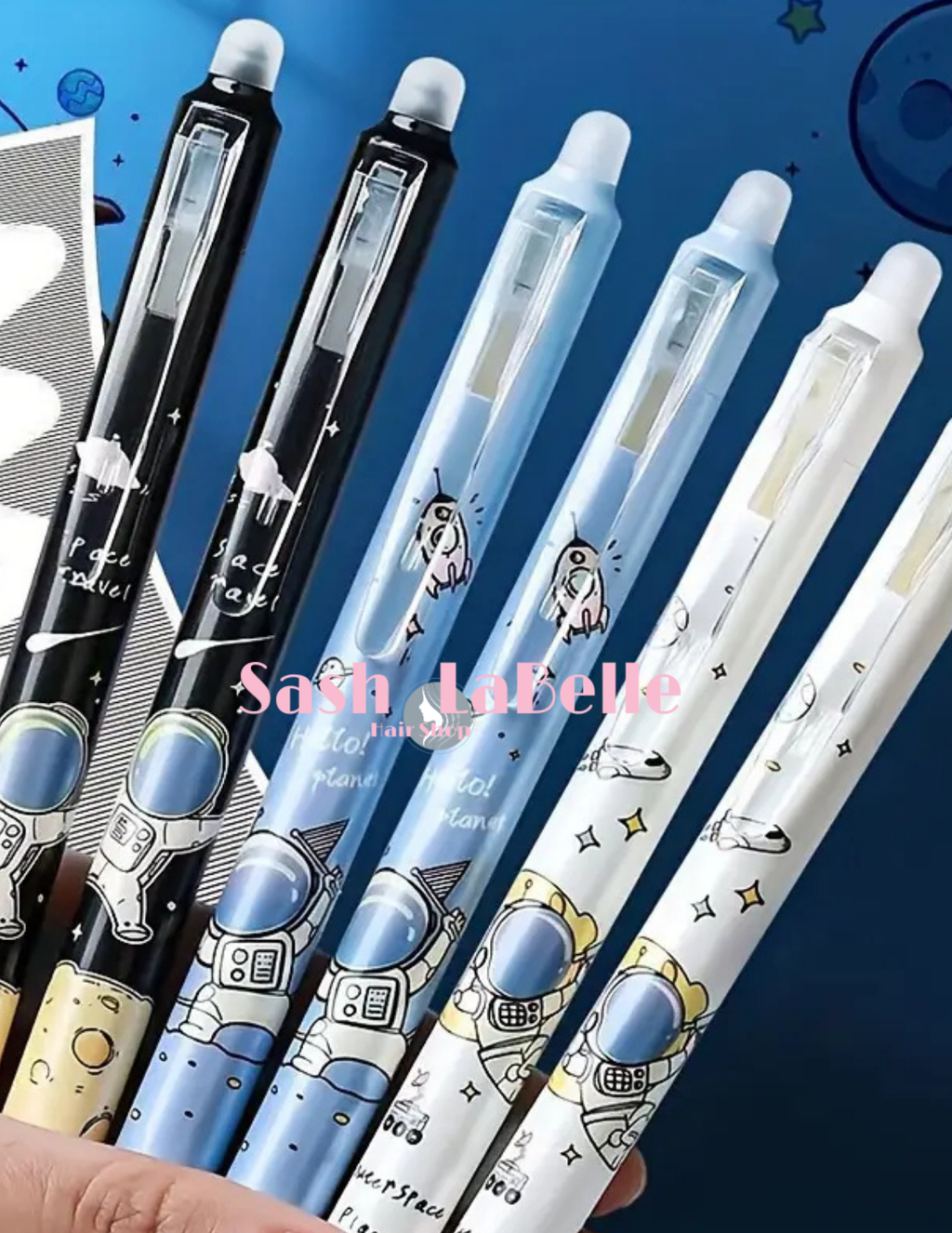 Erasable Kids Pens + Free pen grip+  refill