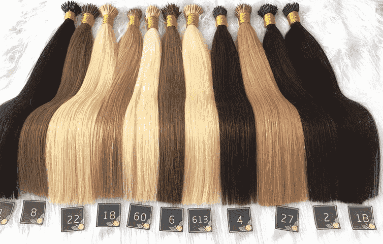 Brunet Brown Fusion Hair Extensions 100% Remy Human Hair fusion Extensions - Utips/Flat tips Hair Canadare Bonded