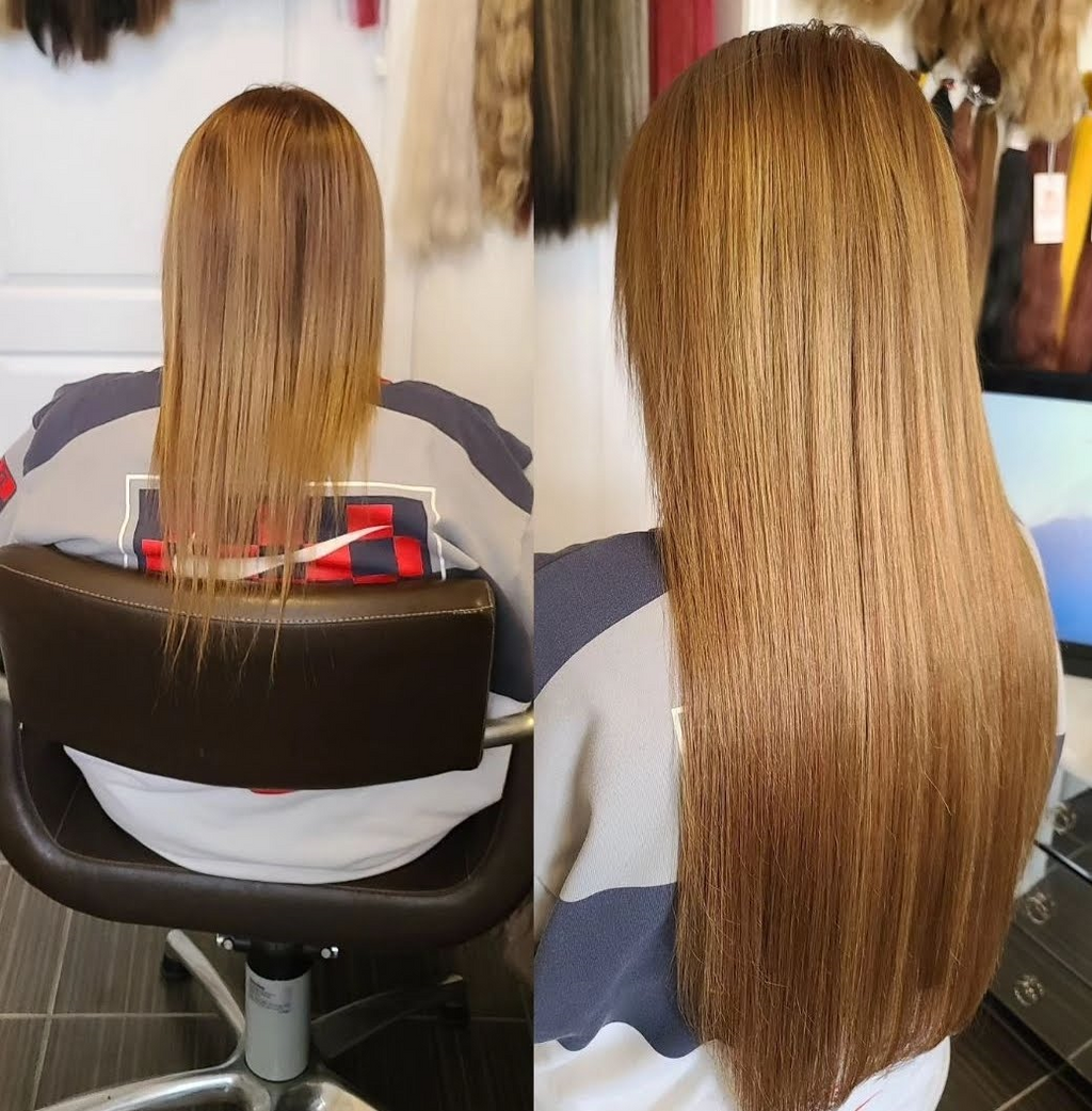 Dirty Blonde Fusion Hair Extensions 100% Remy Human Hair fusion Extensions - Utips/Flat tips Hair Canadare Bonded