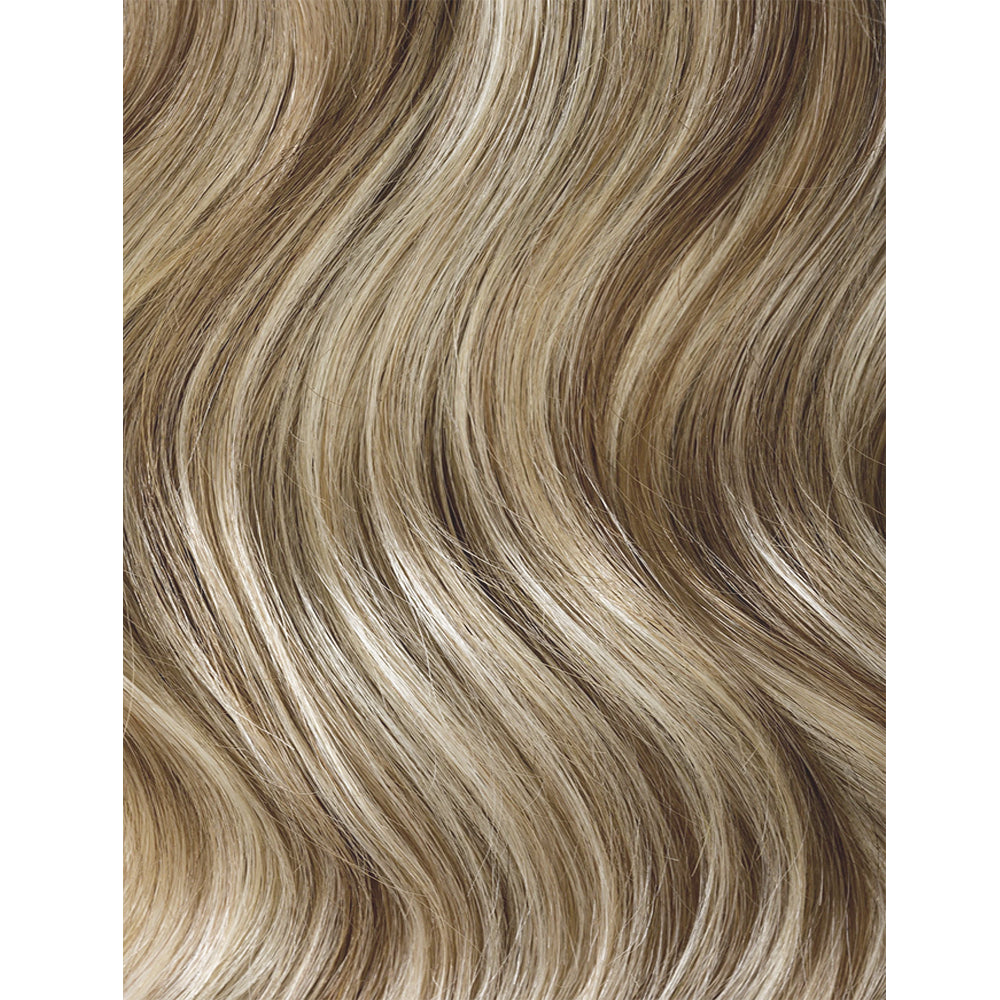 #8/18 Ash Brown/Ash Blonde Highlights k-tips Pre-bonded Fusion Hair Extensions 100% Remy Human Hair fusion Extensions - Utips/Flat tips Hair Canadare Bonded