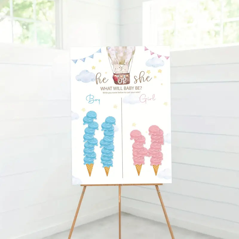Gender Reveal Party Game and Name Reveal