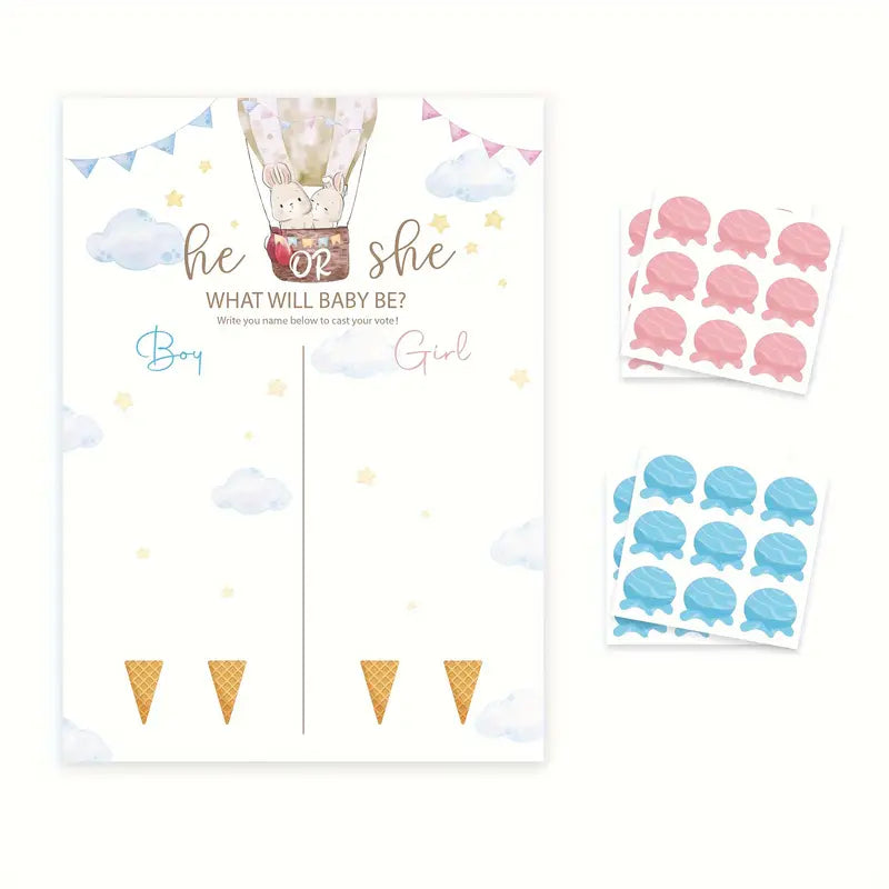 Gender Reveal Party Game and Name Reveal