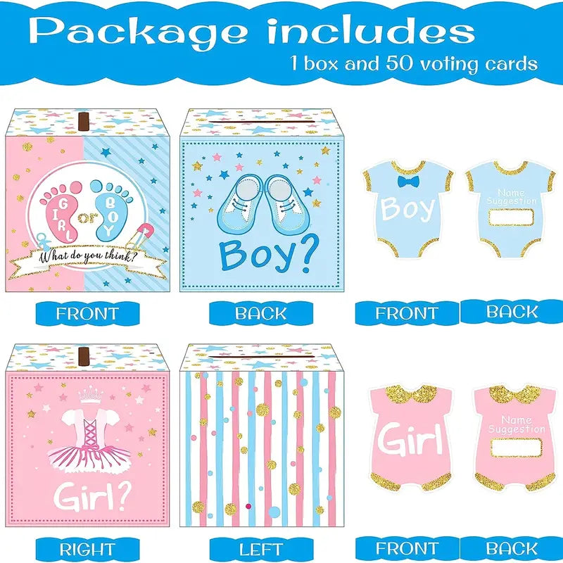 Gender Reveal Party Game and Name Reveal