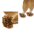 #12 Golden Blonde k-tips Pre-bonded Fusion Hair Extensions 100% Remy Human Hair fusion Extensions - Utips/Flat tips Hair Canadare Bonded