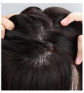 100% Remy Human Hair Lace base pre-plucked Transparent lace hair Topper