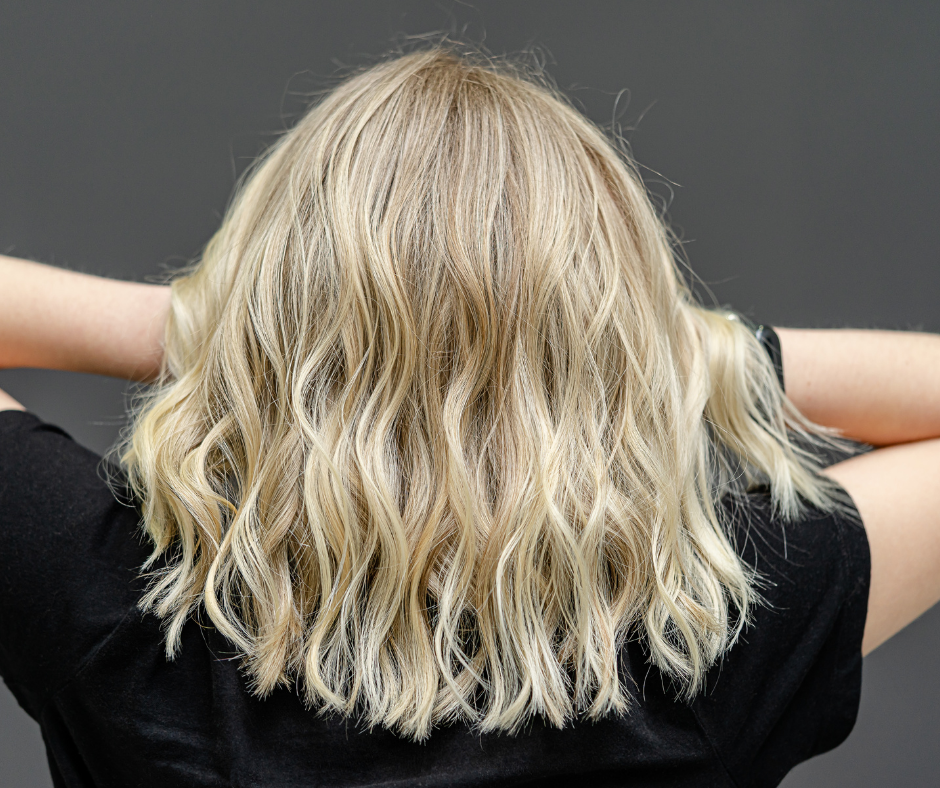 100% Remy Human Hair  Human Hair Halo Extensions - Sandy Blonde Balayage