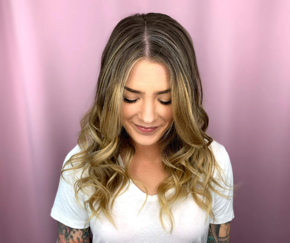 Ash Brown Balayage Clip-on Remy Hair Extensions