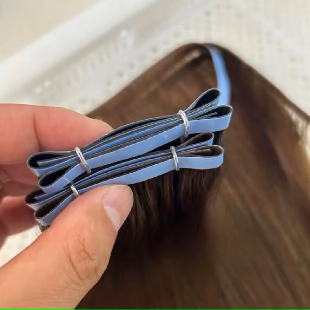 Injected invisible PU tape -in Extension - Jet Black hair extension