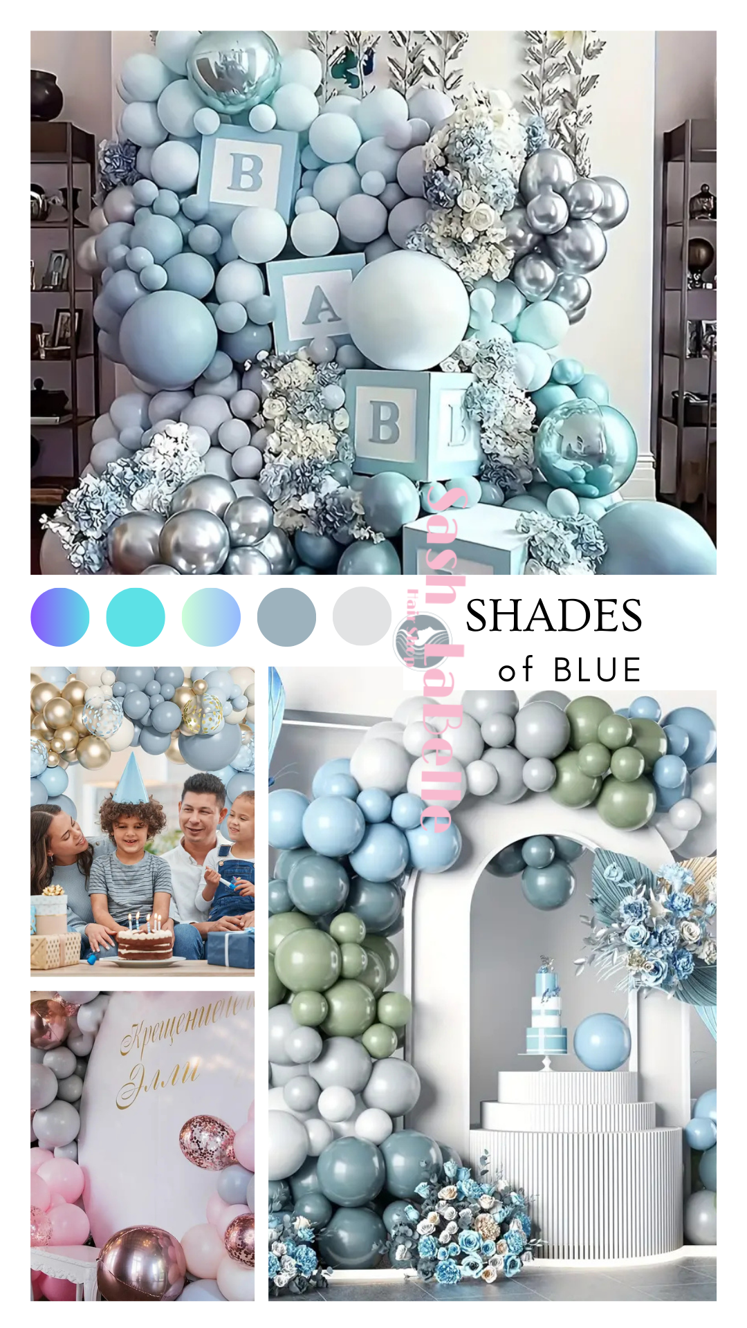 Gender Reveal Party - Table set charger Plates collection