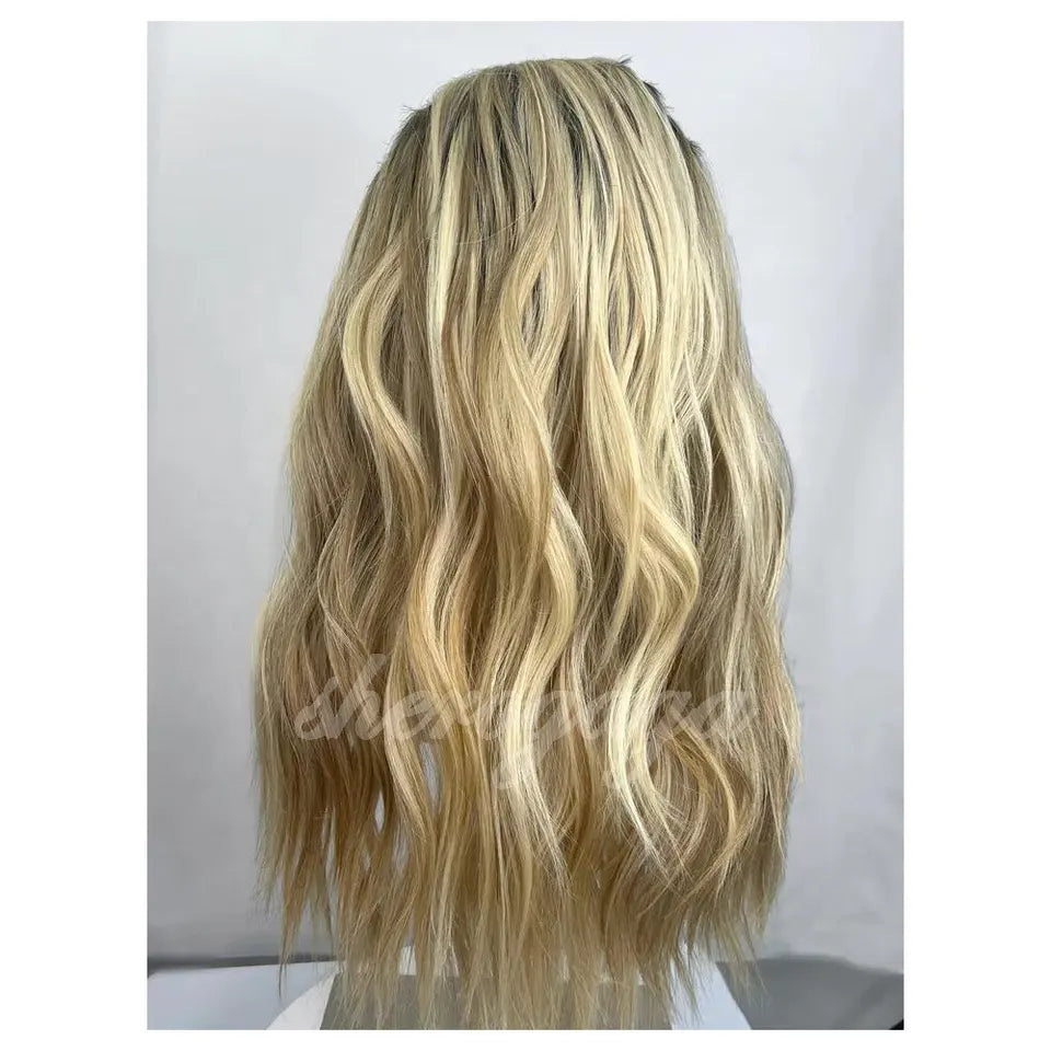 Platinum Blonde 4"x4'' silk+1” Lace - 100% European Silk-Base Hair Topper Canada