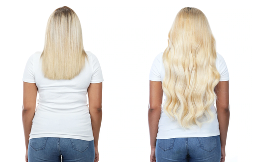 #613 -  Platinum Blonde Fusion Hair Extensions 100% Remy Human Hair fusion Extensions - Utips/Flat tips Hair Canada