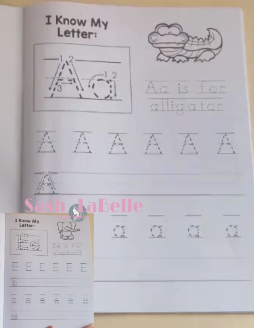 3-6 Year Old Writing activity