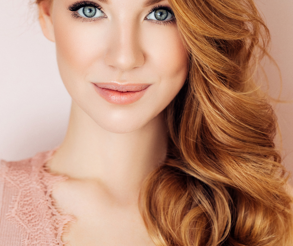 100% Remy Human Hair Halo Extensions  -Natural Red