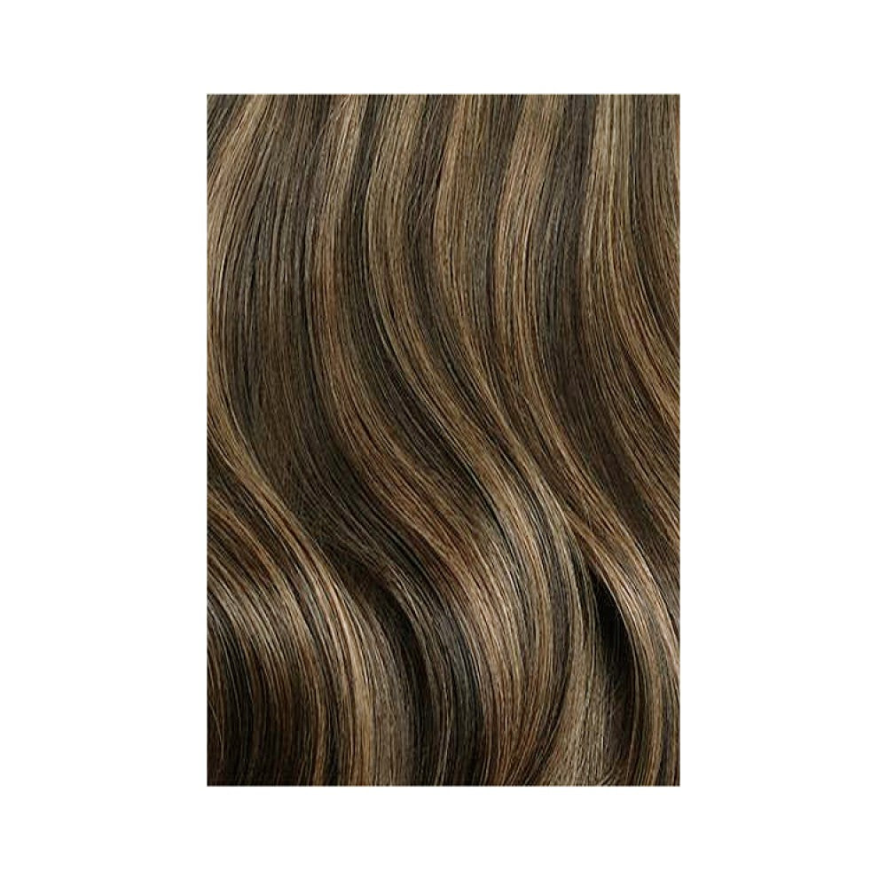#2/ 8 Dark Ash Brown Ombre Highlights k-tips Pre-bonded Fusion Hair Extensions 100% Remy Human Hair fusion Extensions - Utips/Flat tips Hair Canadare Bonded