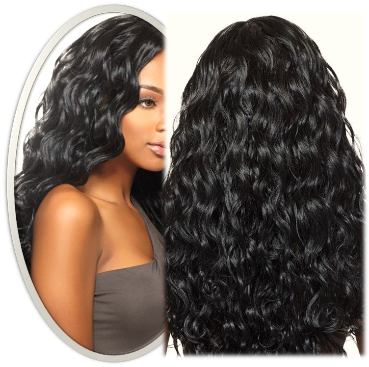 100% Brazilian Human Hair -3Pcs Body Wave| Plus 4"x 4" Lace Closure
