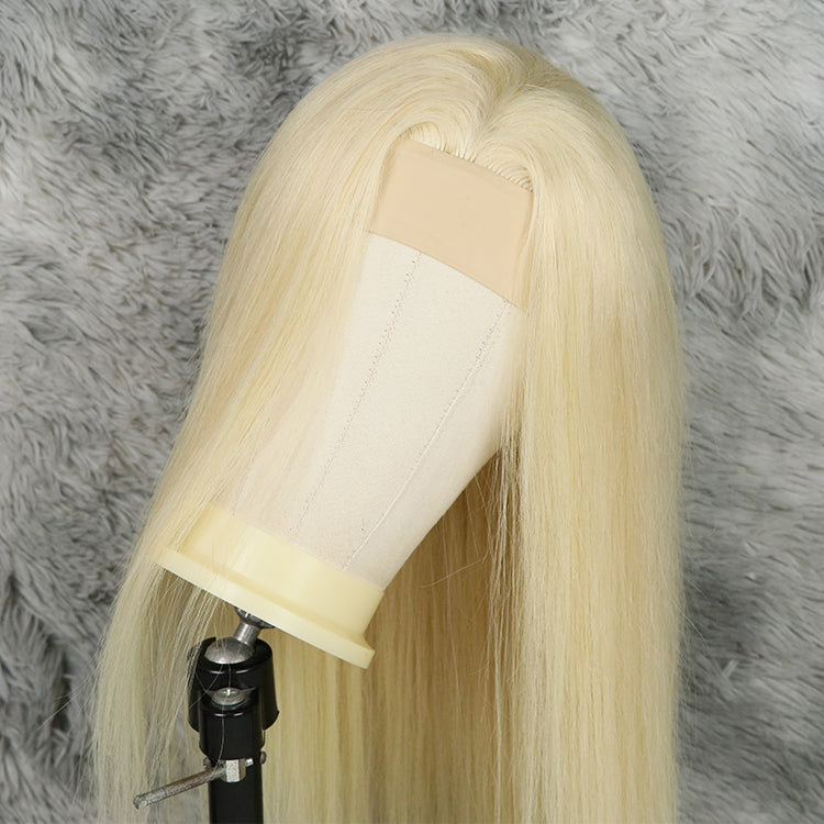Head Band Wig PLUS FREE Satin Scarf - 100% Human Hair
