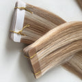 100% Invisible Remy Champagne Blonde Highlights (P10/16/60) Remy Tape-In Hair Extensions (55g - 175g)