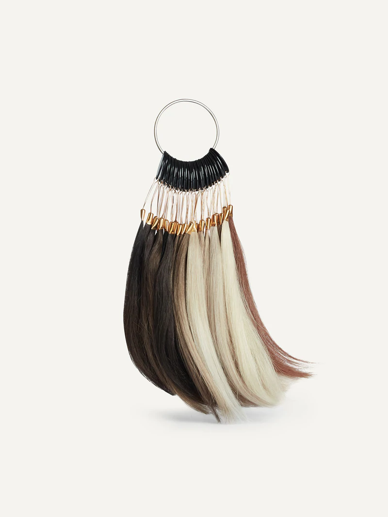 Color Ring - Shades of Blonde Hair Swatches 100% Human Hair Color Rings