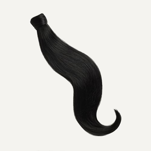 BUY 2 - Jet Black Ponytail Hair + ONE-PIECE HALO hair (60g)