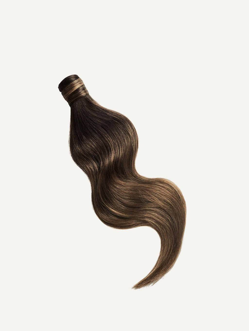 Mocha Brown Balayage Ponytail Hair 100% Remy Human Hair Extension