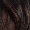 BUY 2 - Off Black with Brown Highlights Ponytail Hair + ONE-PIECE HALO hair (60g)