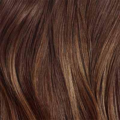 BUY 2- Chestnut Brown Balayage Ponytail Hair + ONE-PIECE HALO hair (60g)