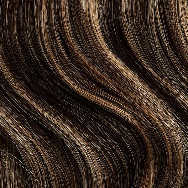 20" Mocha Brown Highlights Ponytail - 20" (120g) - SashBeauty