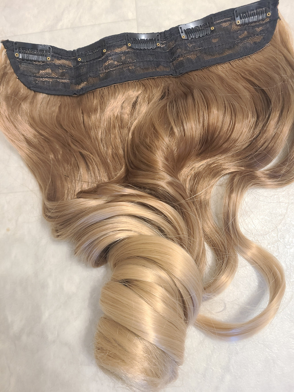 No Glue invisible halo Clip-in Hair Extensions (160g) - Heat resistant