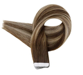 100% Remy Human Hair European P4/24/4 Balayage Tape-In Hair Extensions (55g - 175g)