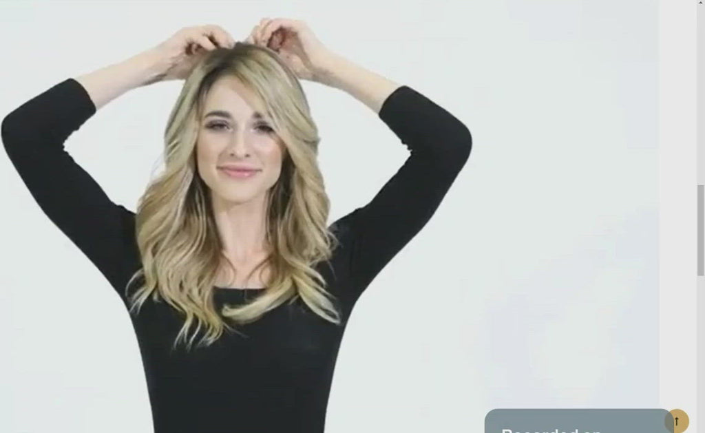 100% Remy Human Hair Ombre Blonde Hair Topper Canada